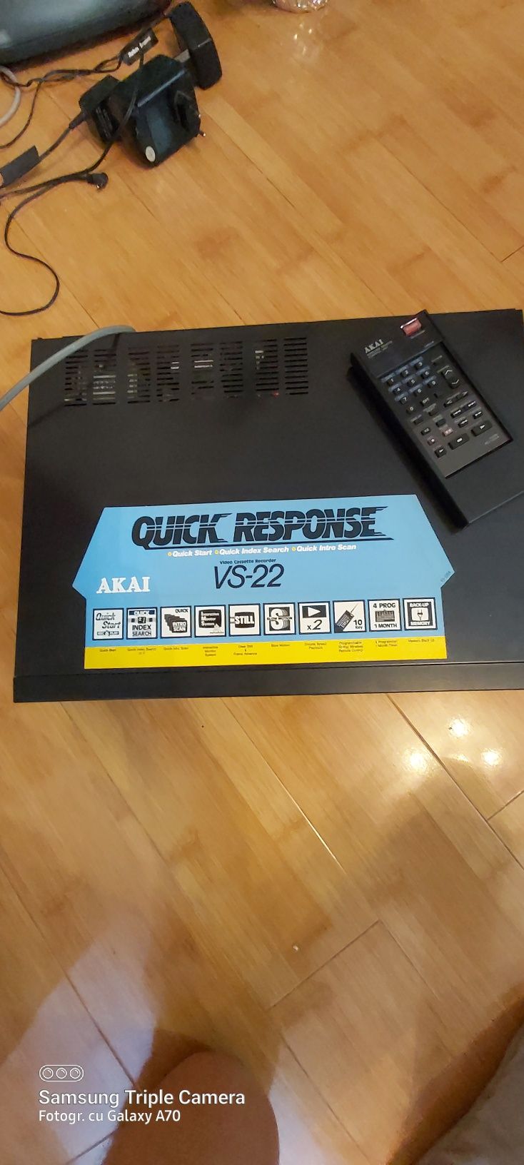 Vintange Video recorder Akai nou VS-22 profesional