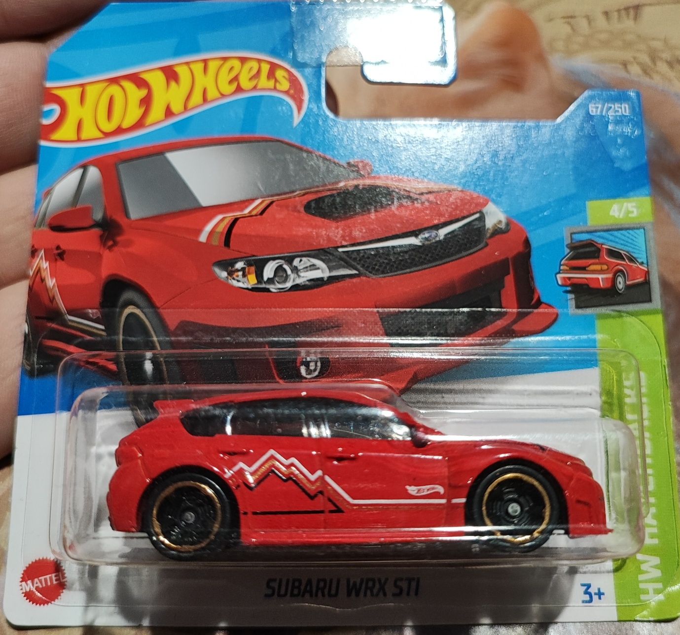 Hot Wheels -Mazda RX7 ,Mazda RX-3, Subaru WRX STI