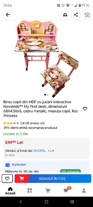 Birou fetite MDF