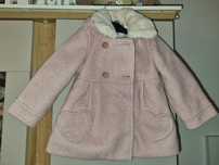 Palton fetite nou, cu gluga, marca C&A, marimea 80