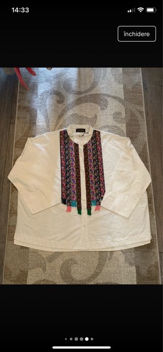 Camasa dama ovs cu motive traditionale