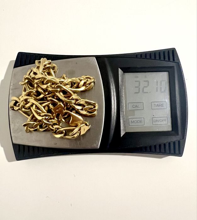 Lant de aur barbatesc de 18k stantat 750 model deosebit