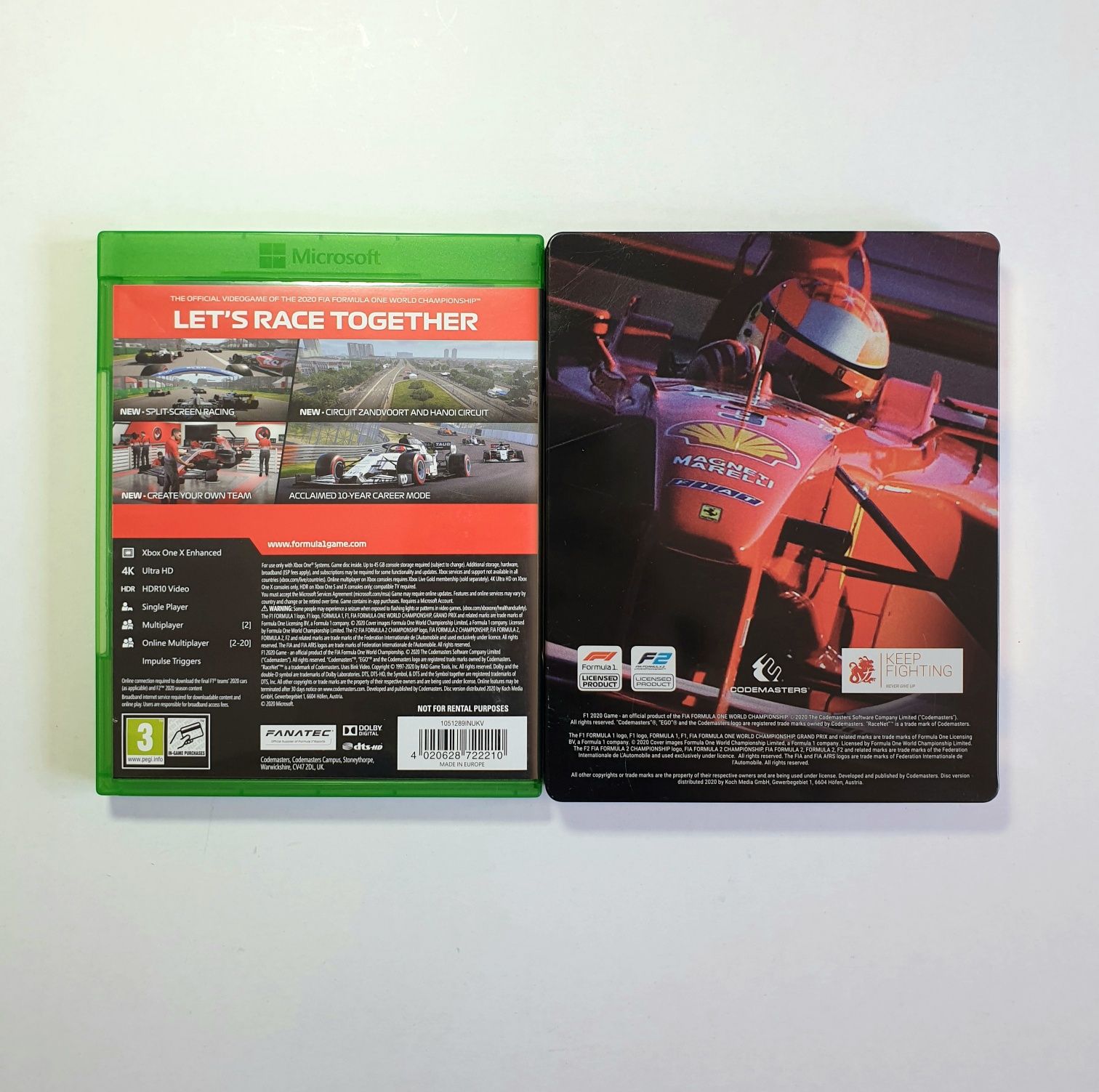 Formula 1 2020 , F1 SteelBook edition , xbox one
