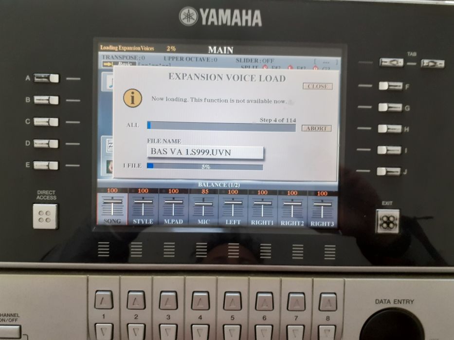 Orga, Yamaha Tyros 3 setul lui Miki