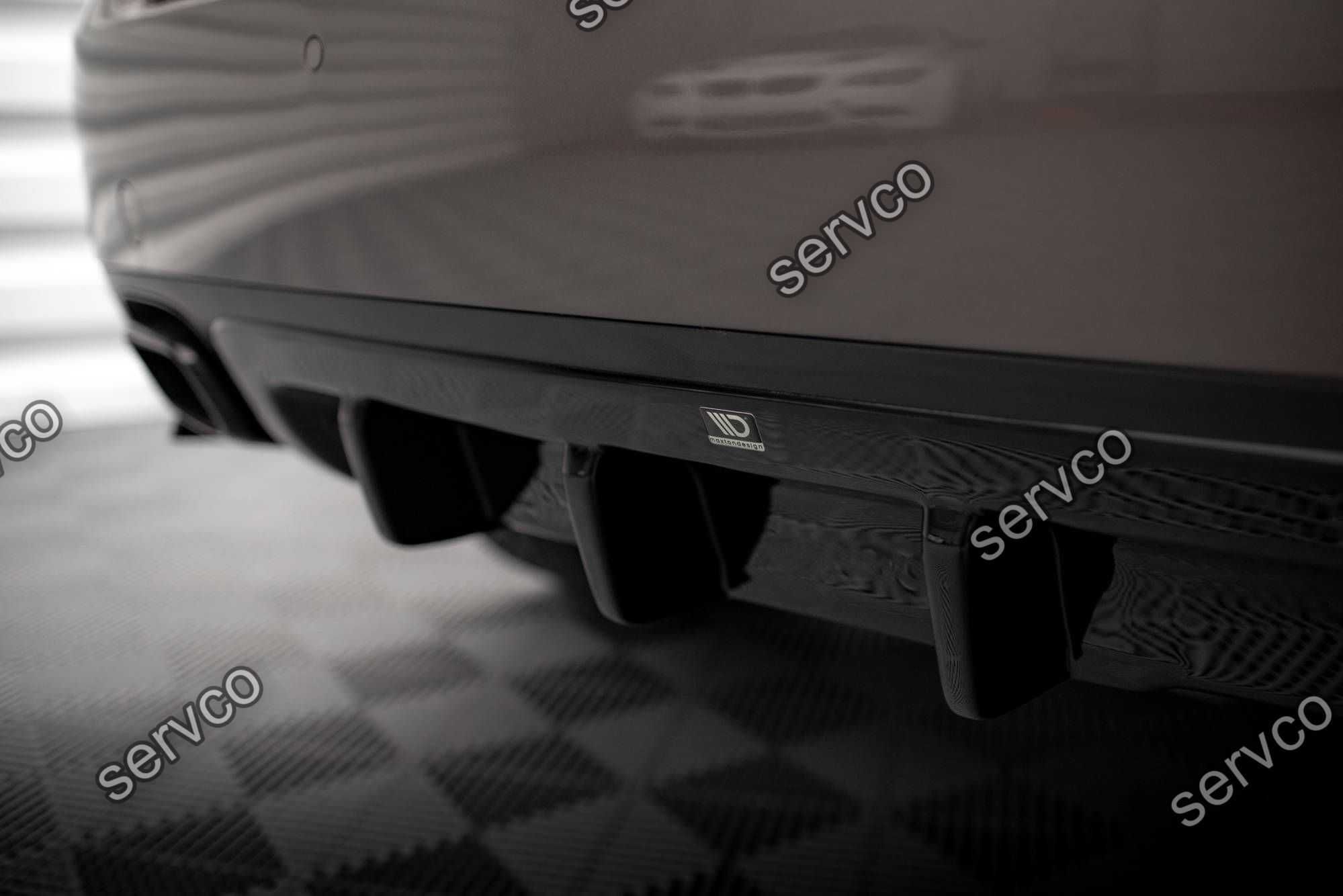 Difuzor bara spate Porsche Cayenne Mk2 2010-2014 v1 - Maxton Design