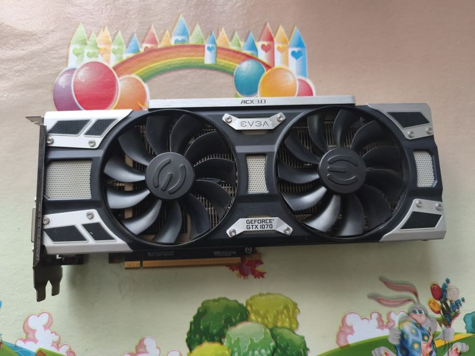 Placa video evga GeForce gtx 1070