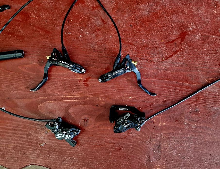 Set frane Shimano Saint fata+spate downhill/ mountain bike