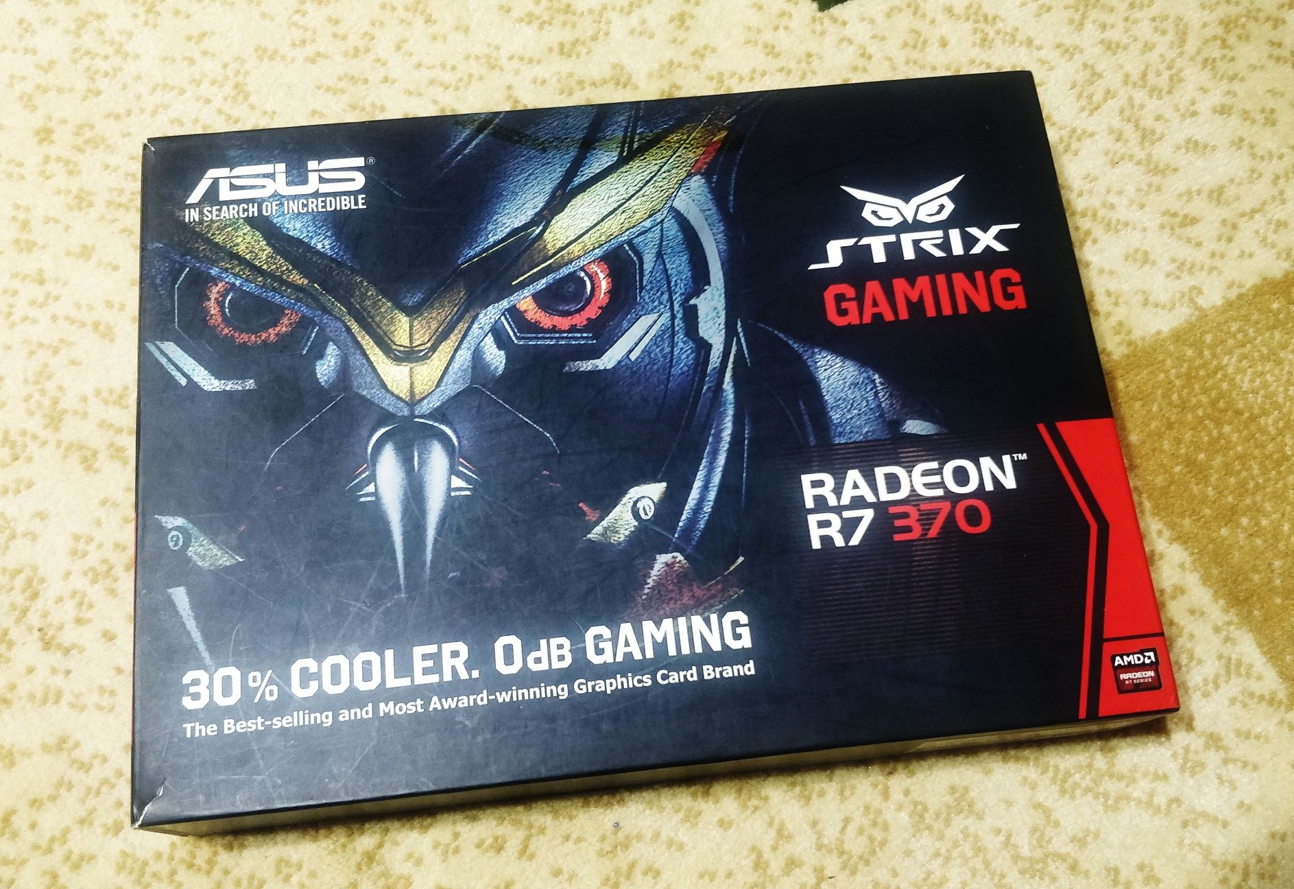 Asus Rog Strix Gaming r7 370 2GB videokarta yangi