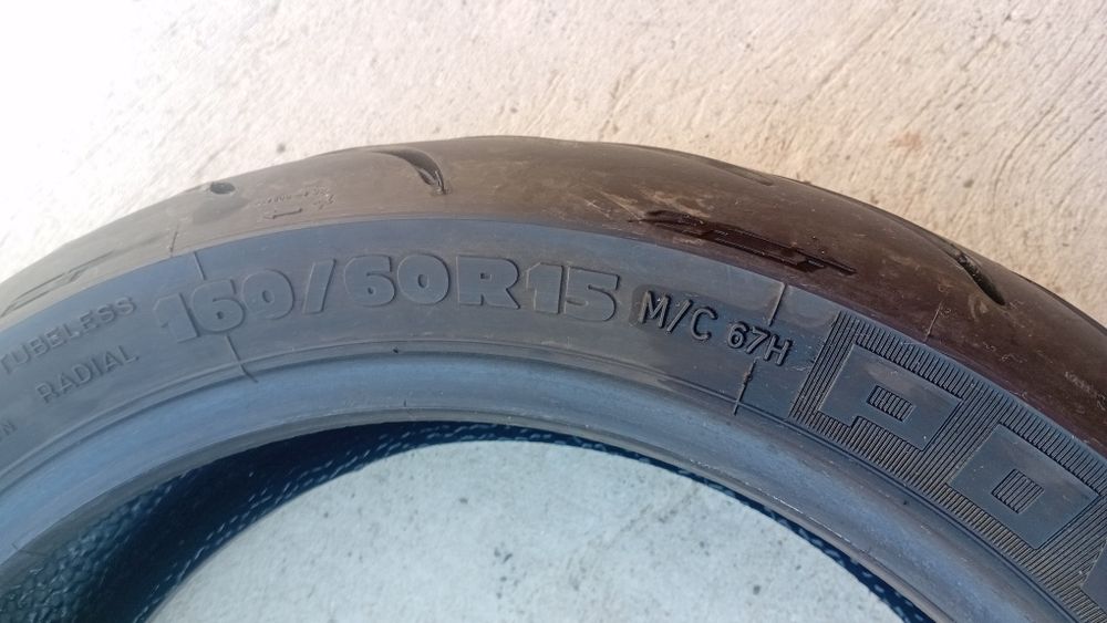 Vand cauciuc Michelin Power Pure 160 60 15