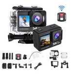 Camera video sport, 170°FOV, 50MP, Carcasa Waterproof 30M, Accesorii