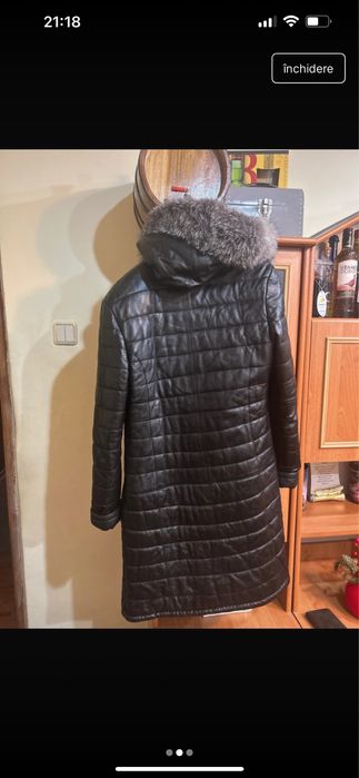 Paton de piele naturala cu blana naturala