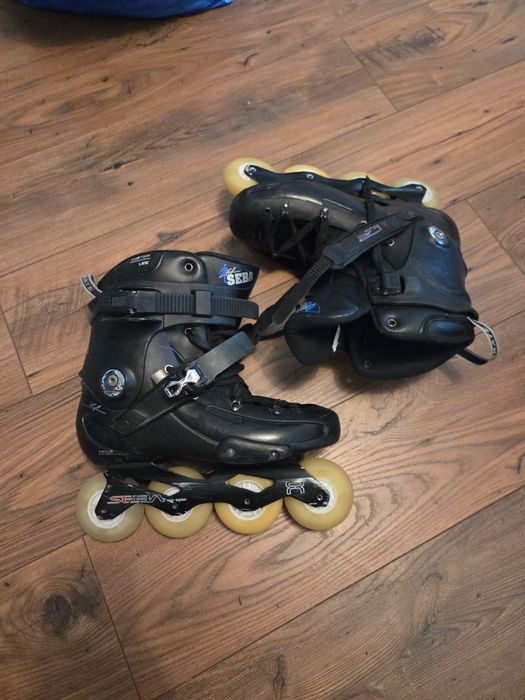 Role Seba FR 2 80 mm Black Freeride Freestyle skates marimea 44