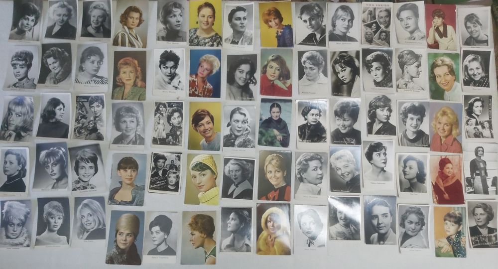Открытки с фото киноартистов СССР 50е - 60е годы