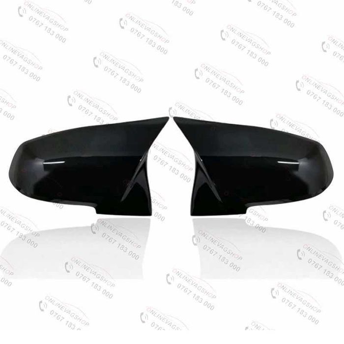 Capace oglinda negru lucios BMW F20,F22,F30,F34,F32,E84 Batman M Style