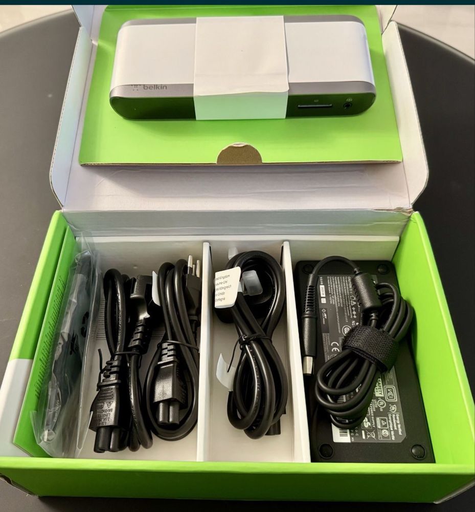 Belkin Thunderbolt 3 Dock Pro Gri F4U097VF Nou Transport inclus