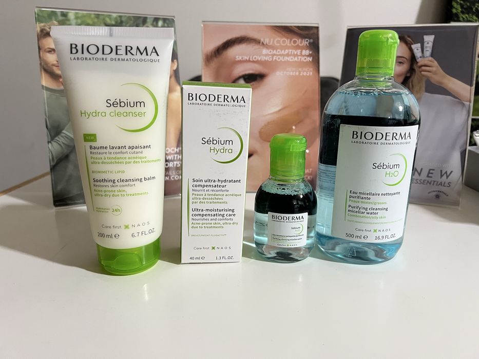 Set 4 produse Bioderma Sebium – ten mixt, gras, acneic
