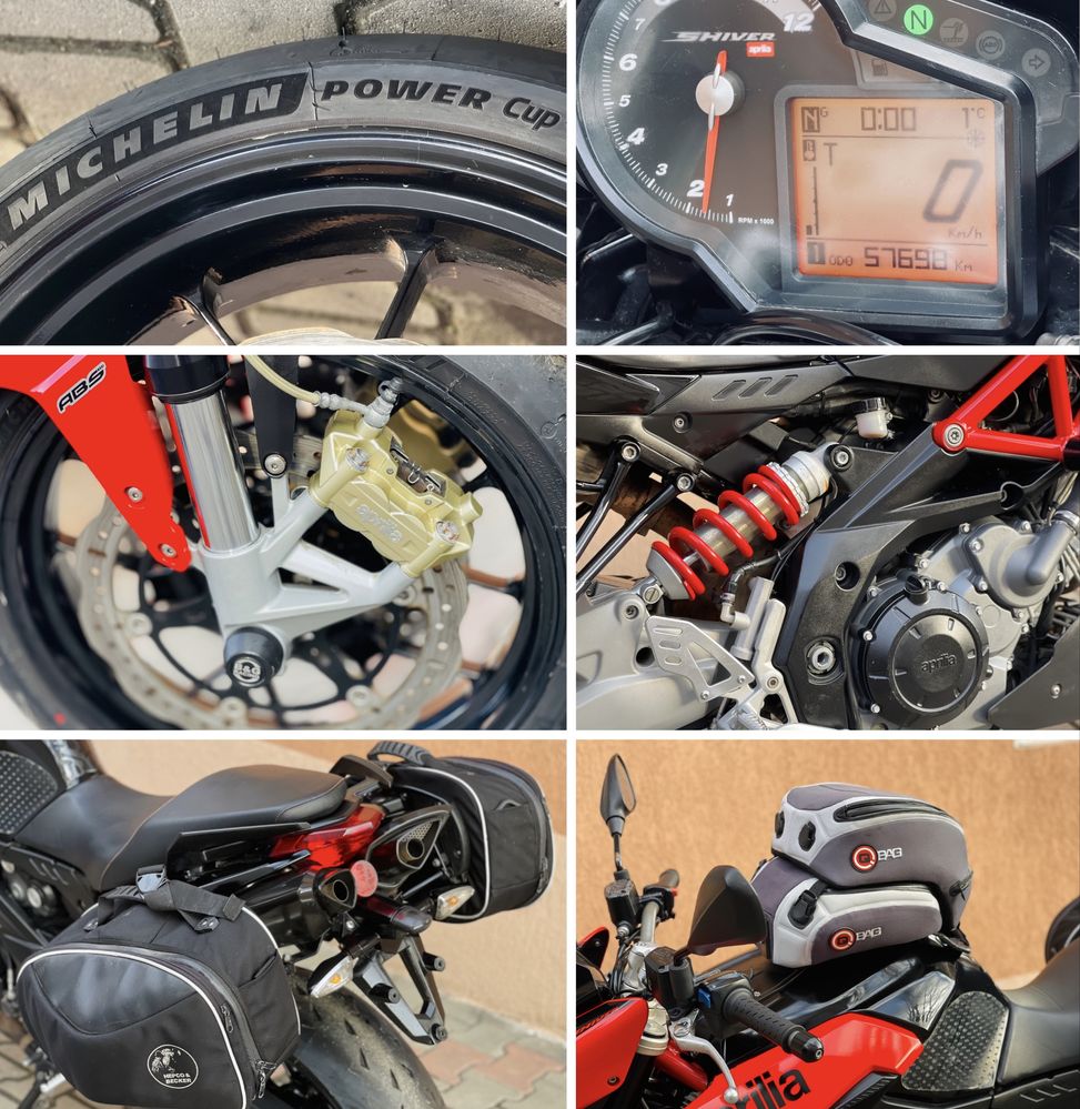 Aprilia Tuono Shiver Factory 750cc R 2013 ABS/Recent adusă -impecabilă