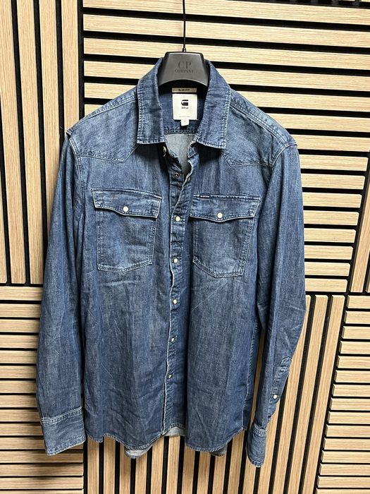G Star RAW : 3301 Slim Shirt - НОВА размер ХЛ / Оригинал