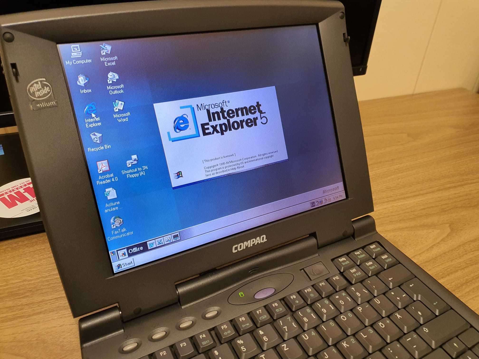 Laptop Compaq Armada 1520D - din anul 1997, impecabil