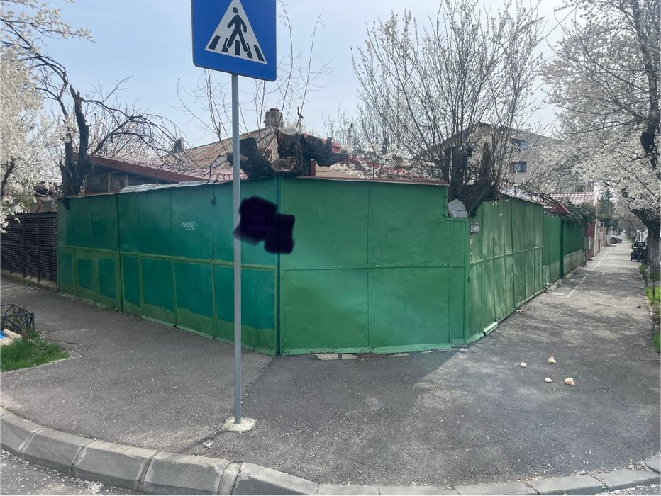 Casa la curte, potential afacere, teren pe colt