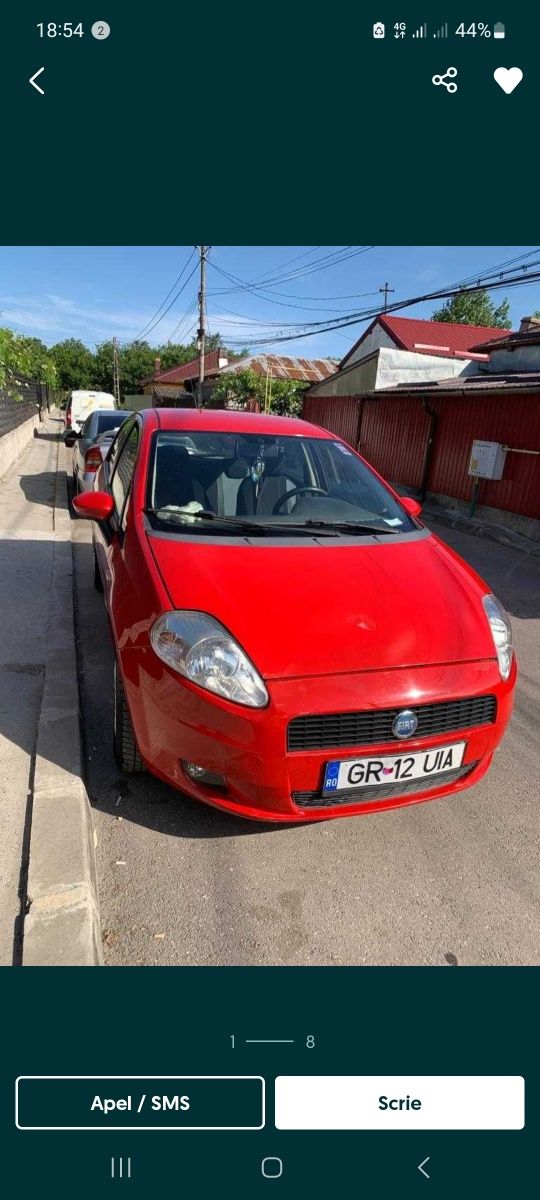 Vând Fiat Grade Punto 2007