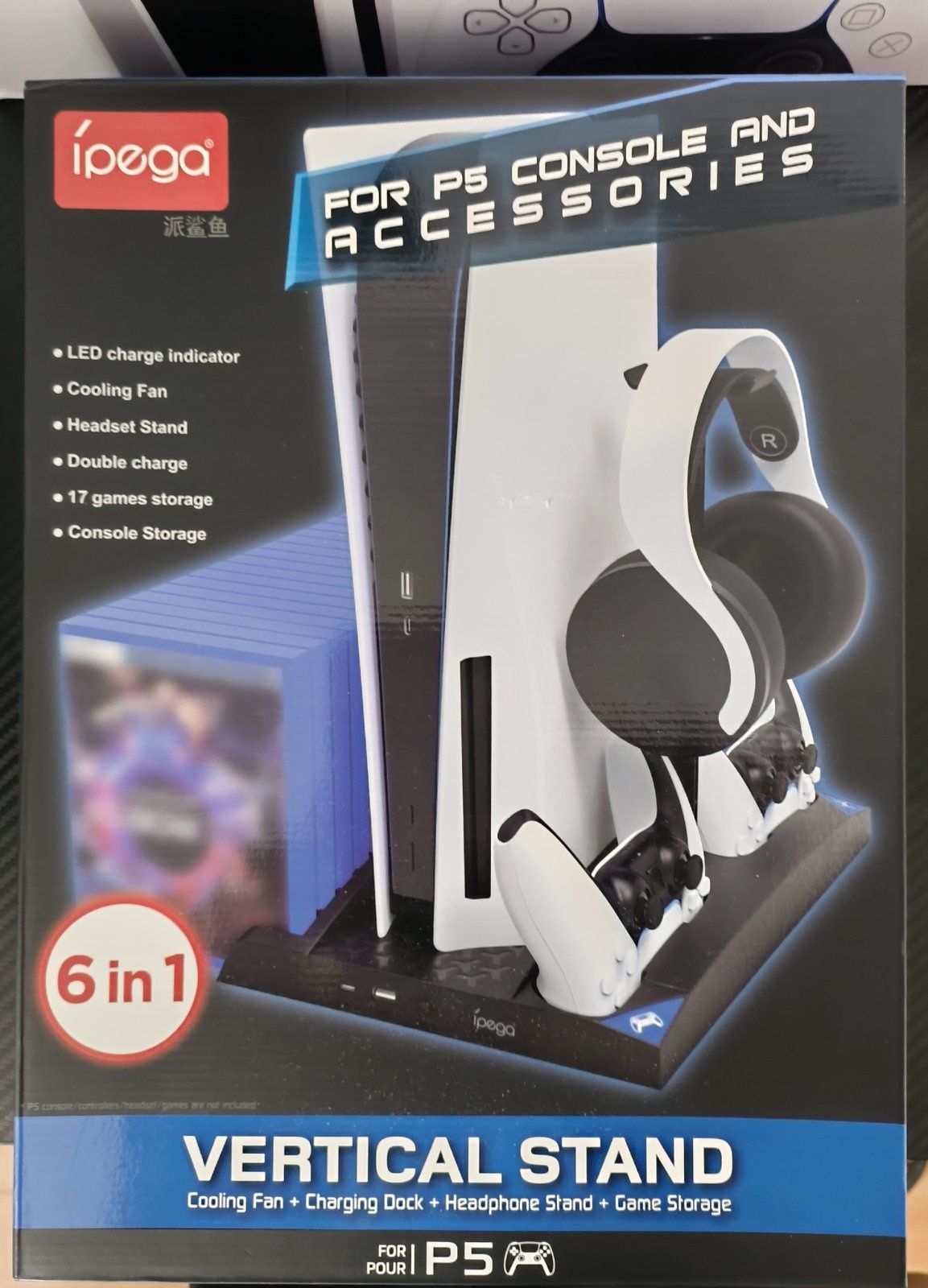 Playstation 5 с два контролера и игри
