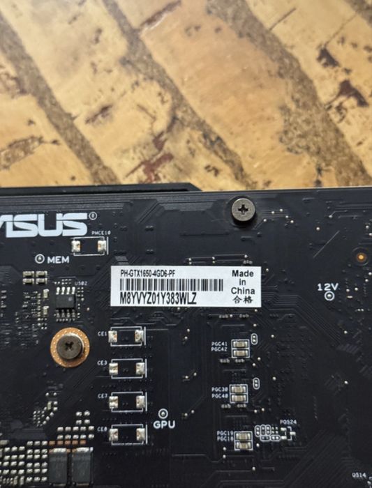 Placa video gtx 1650 4gb