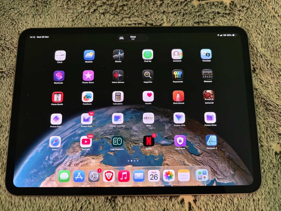 iPad Pro M4 11 (2024) 512GB eSIM/Cellular като нов, гаранция, Сив