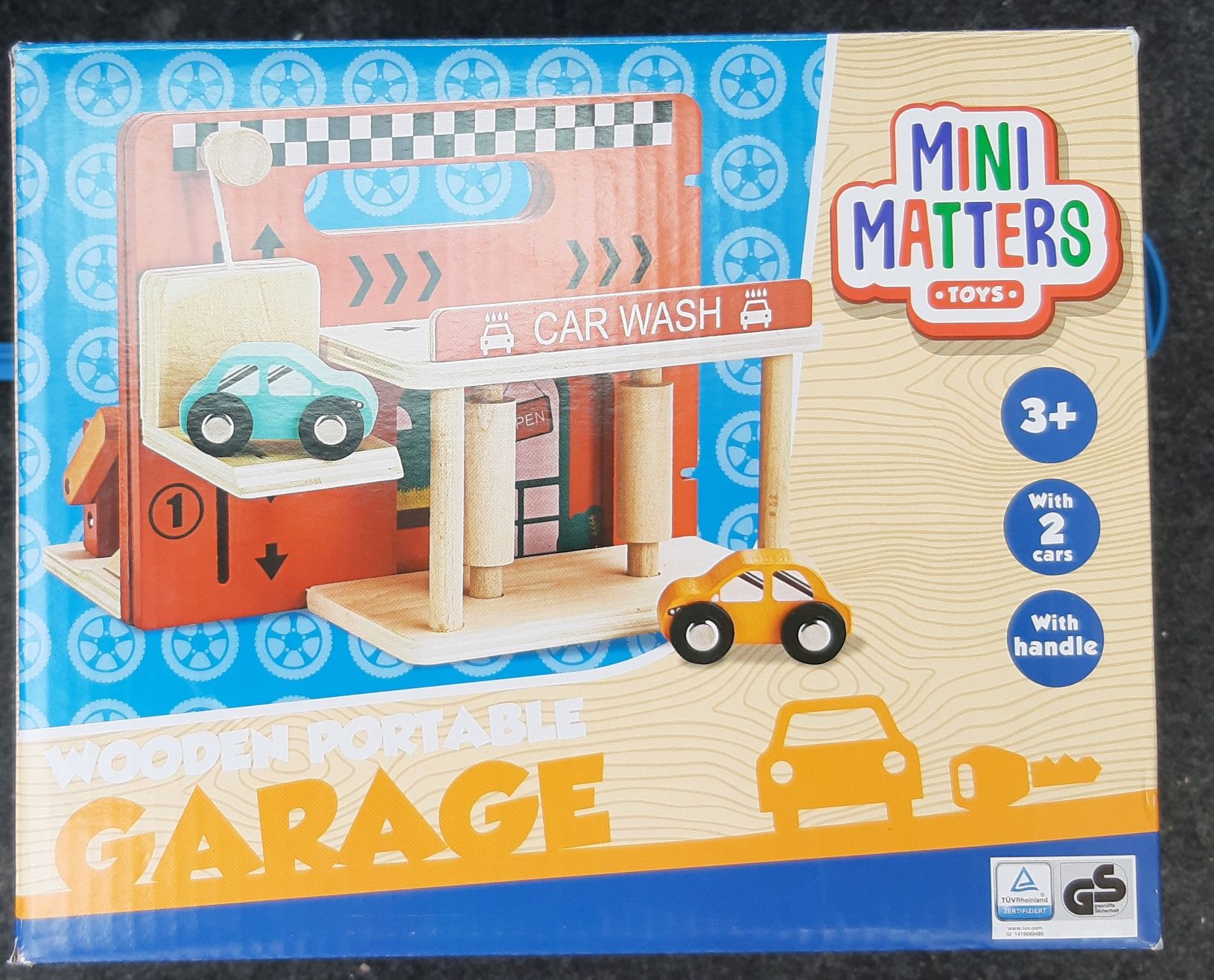 Дървен детски гараж Mini Matters toys garage