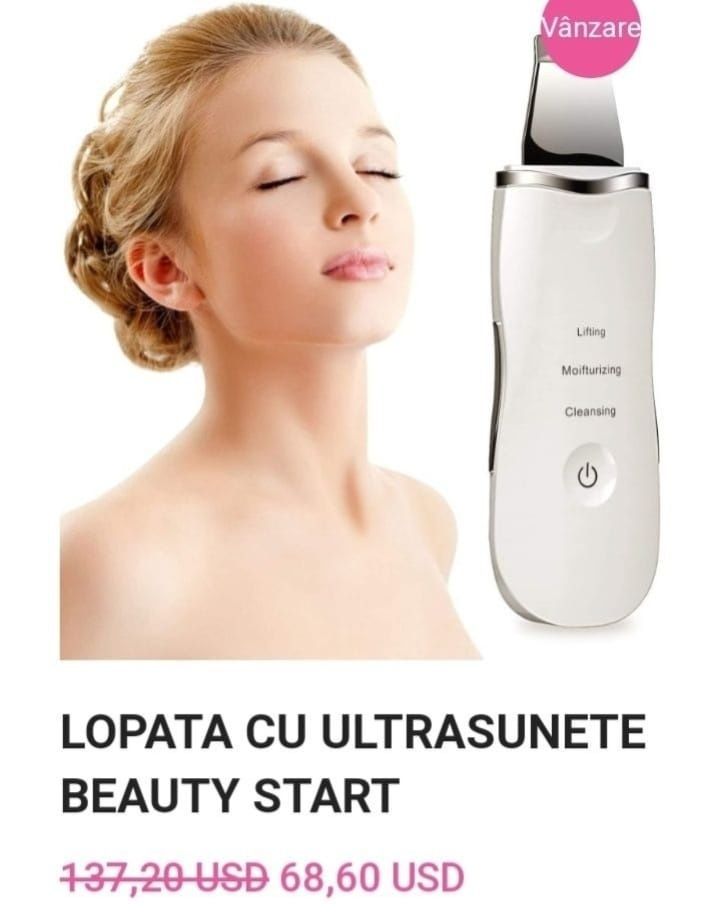 Scruber ultrasonic shovel beauty start