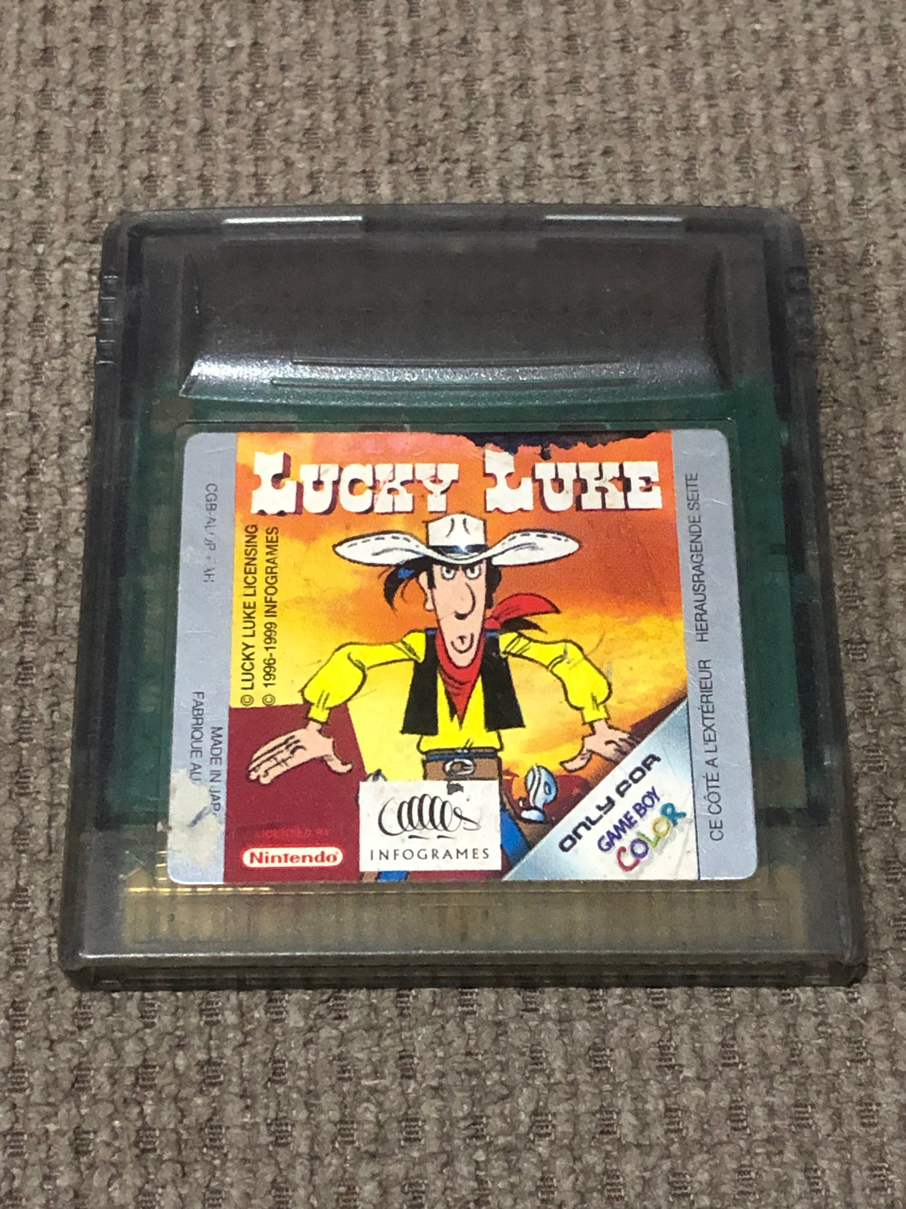 Joc Nintendo Gameboy Color Monsters Inc. si Lucky Luke