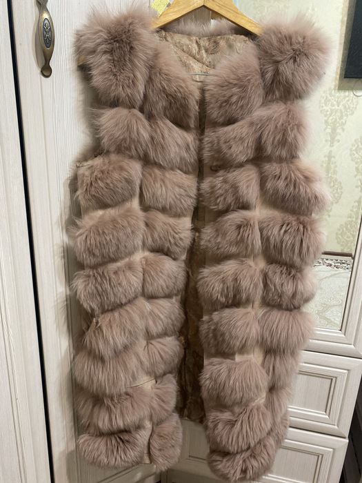 Безрукавка натуральный мех