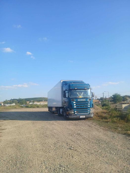 ansamblu SCANIA, euro 5, 2006 si semiremorca frigo Smith, 2005