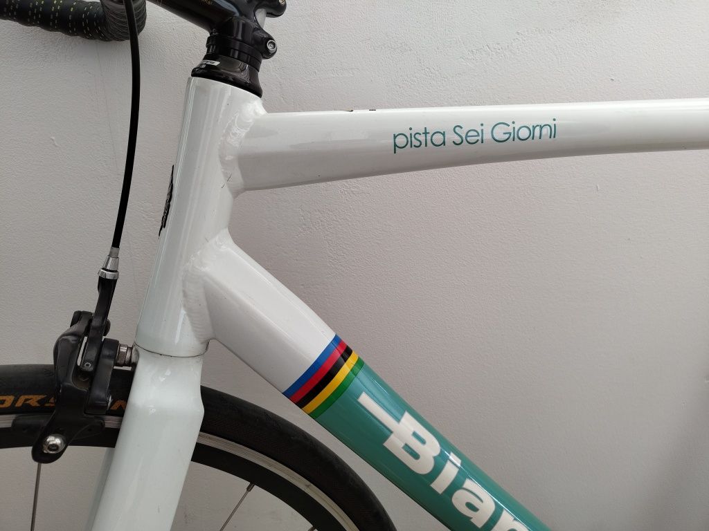 Bicicleta Bianchi Pista Sei Giorni aluminiu