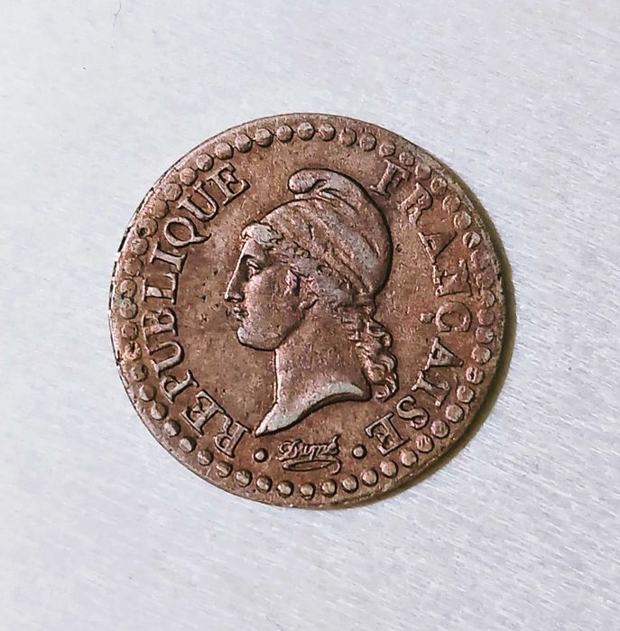 1 сантим 1798 г. Франция - Първа Република