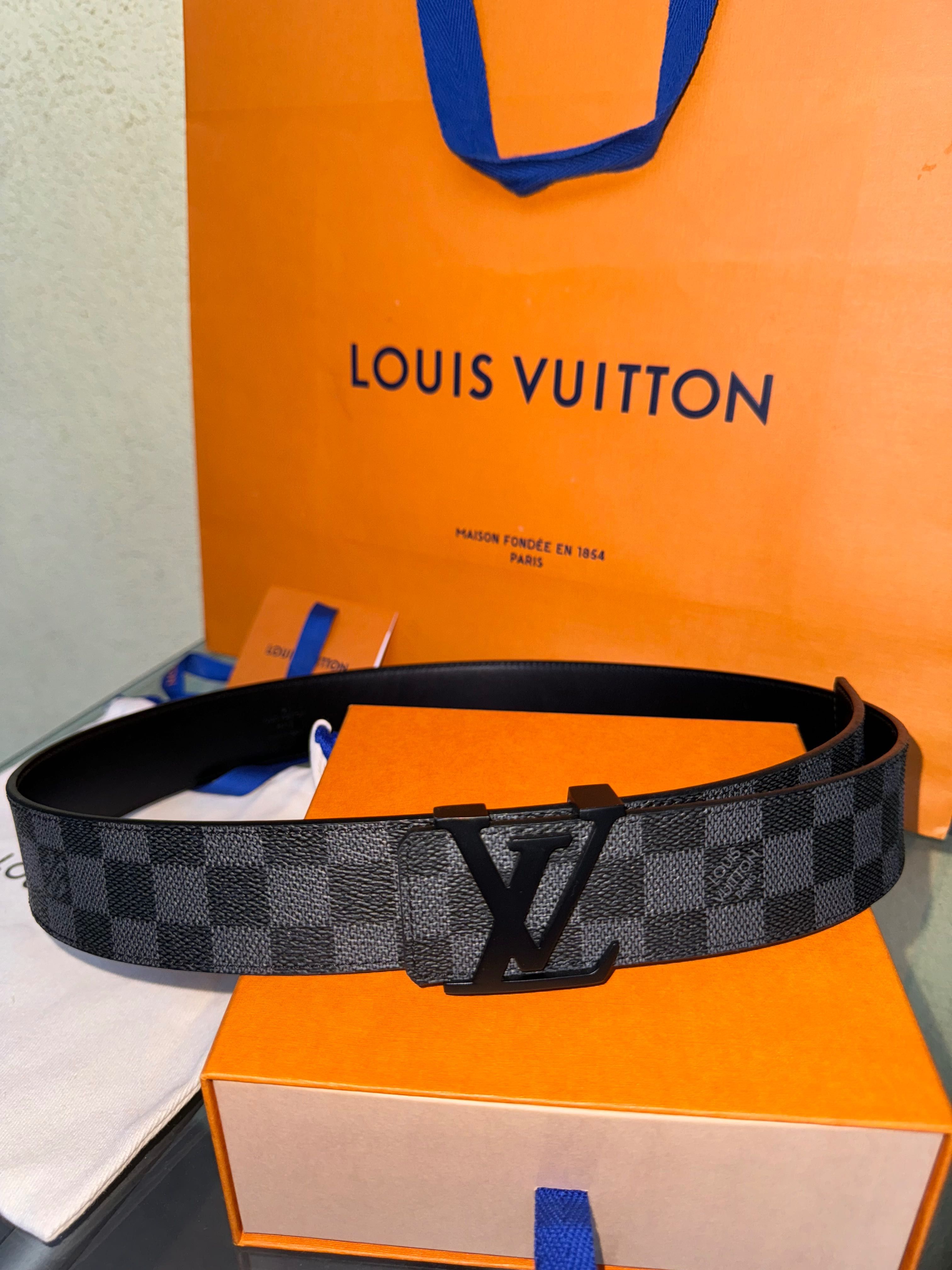 Curea originala Louis Vuitton LV Damier noua