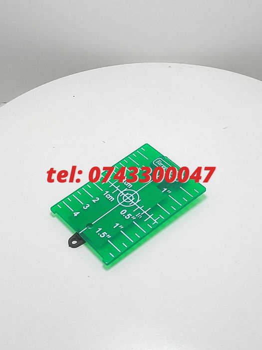 Placa Tinta Pentru Nivele Laser Plastic Verde Neo