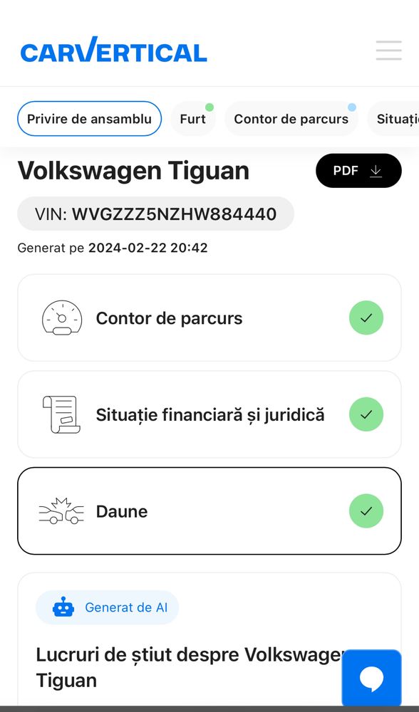 VW Tiguan 2.0 TSI