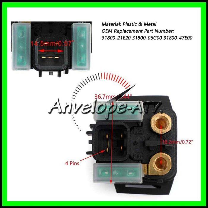 Releu Pornire moto SUZUKI SV650 SV1000 Intruder 800 1000 RF 600 RF900