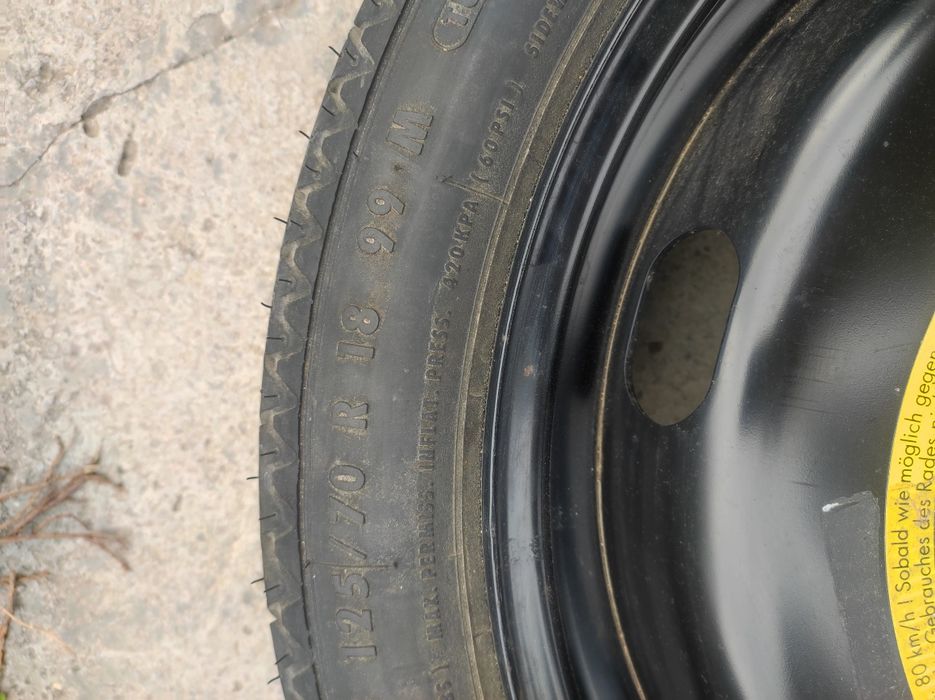 Резервна гума тип патерица за WV 5/100