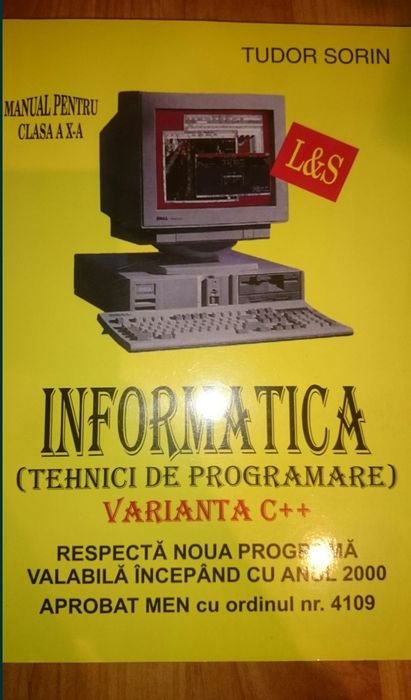 Vând manuale pentru liceu - profil real - mate, fizica, informatica