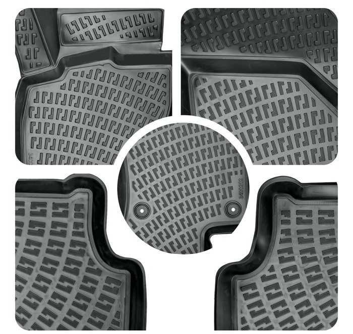 Гумени стелки RizLine за Fiat 500 L Pool Mat (2012-2017) Фиат