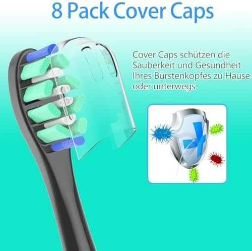 Нови 12 броя резервни четки за зъби Sonicare капачки W-образни влакна