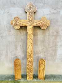 Cruce și Icoane din Lemn Sculptat