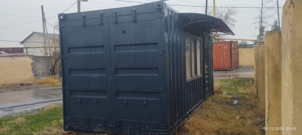 Сроно Продается контейнер 6 метровый готовый под ключ, имеется теплые