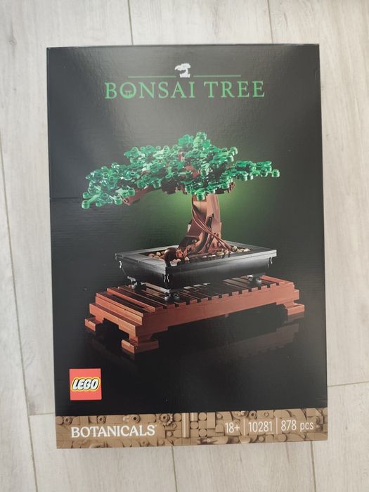 LEGO Botanicals: Bonsai 10281, 18 ani+, 878 piese