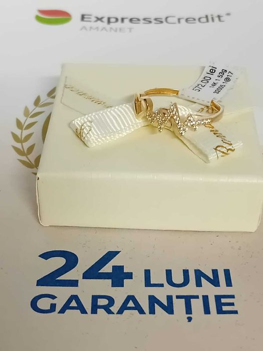 Inel aur 14k[Tomesti-b:32005]-Garantie 2ani!