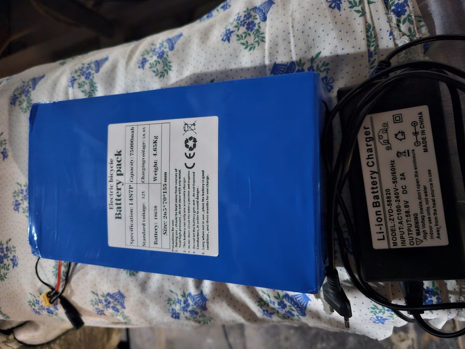 Аккумулятор для велосипеда 52 V