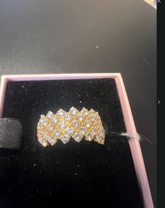 Verigheta din aur de 18k, pavata cu briliante, cadou, nunta, mireasa