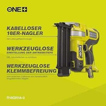 Ryobi-Pistol de cuie fără fir ONE+™ de 18 V, Nou